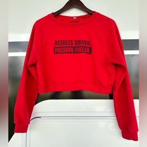 Elev8tion Crew neck Crop Sweater (Miami Gym) Size Small
